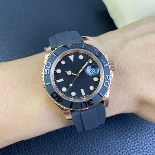 2024 Relógio Mecânico Automático Masculino Estilo Iate de 40mm Espelho de Safira à prova d'água