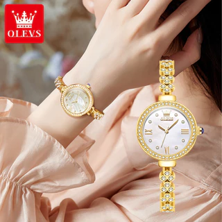 OLEVS relógio feminino relogio a prova d água luxo orient original de aço inoxidável quartzo 9903