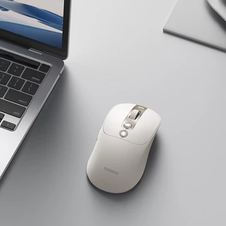 Mouse Sem Fio Baseus Editor Series Com Bateria De Longa Duração E Display Digital