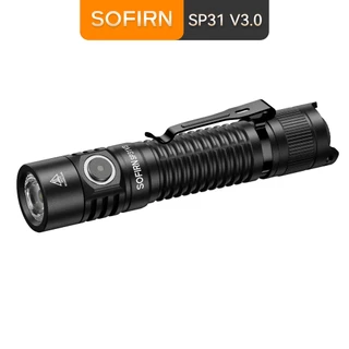 SOFIRN SP31 V3.0 Lanterna Tática Externa Super Brilhante 2000 Lúmen SST40 LED Recarregável Acampamento De Emergência Doméstico Caminhada À Prova D