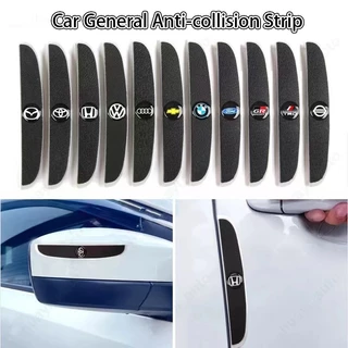 Acessórios de proteção de 4 peças para portas de automóveis Espelho retrovisor Anti-colisão de borracha