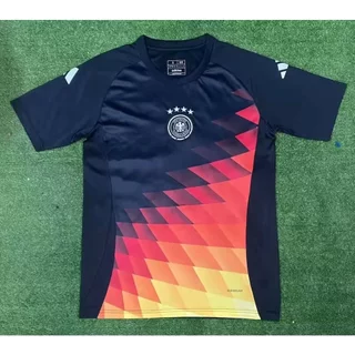 2024/25 Camiseta De Futebol Alemanha Pré-Jogo Camisa de Time Masculino Blusa Jersey Tamanho S-4XL