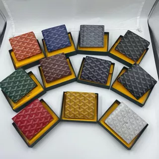 Novo Clipe Curto De Alta Qualidade G5123 GOYARD Victoire Carteira De Cartão Masculino Com Estilo [Caixa]