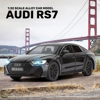 1 : 32 Balança Audi RS7 Modelo De Carro De Liga Leve Fundido Som Brinquedo De metal Para Crianças
