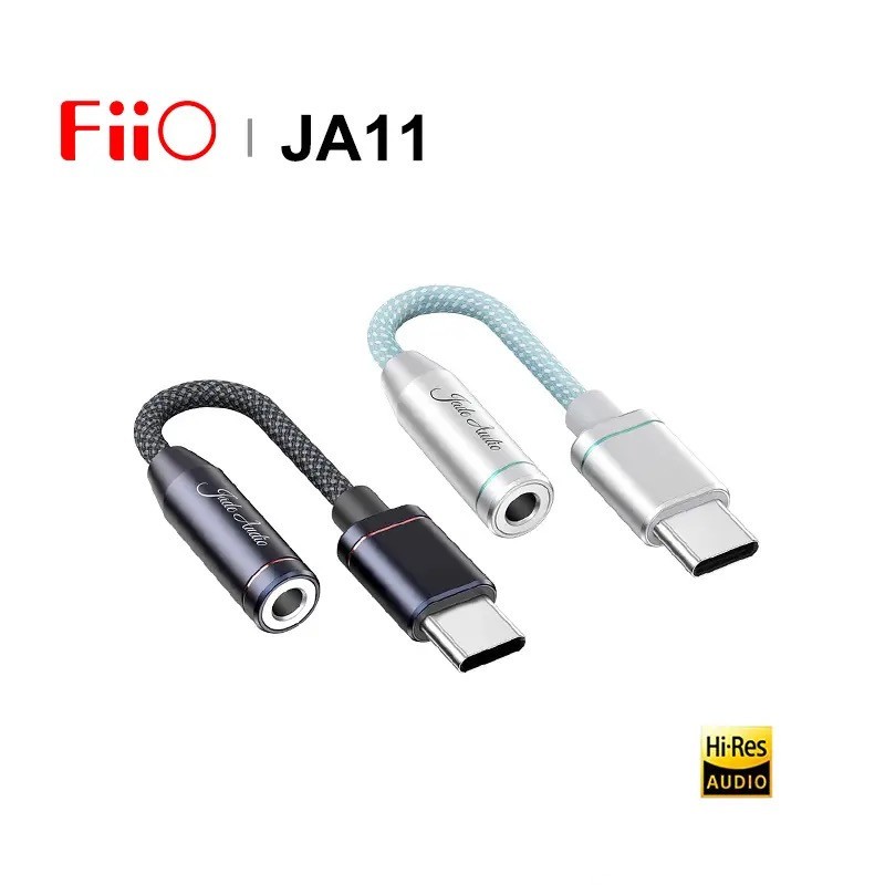Fiioo/JadeAudio JA11 USB Tipo C A 3,5mm Adaptador De Fone De Ouvido Cabo 3,5 Aux De Áudio