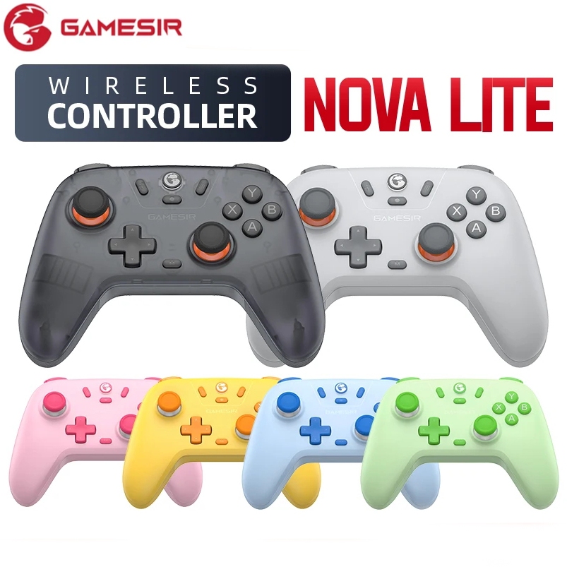 GameSir T4 Nova Lite Switch Controller Hall Efeito Gamepad Para Nintendo iPhone Telefone Celular Android Windows PC Vapor