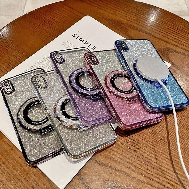 Capa Realme C53 C55 C61 C63 C63 C65 4G C67 4G Sparkling powder holder ...