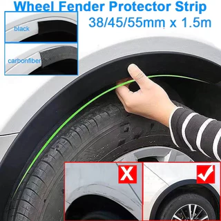 Autocolante Protetor de Borracha Anti-Colisão para Sobrancelhas de Roda Universal para Carros