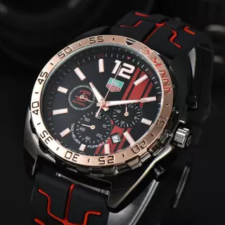 TAG Howard Couro Mecânico De Quartzo De Três Olhos Correia De Moda Casual Homem Estilo Rui Watch Life Impermeável