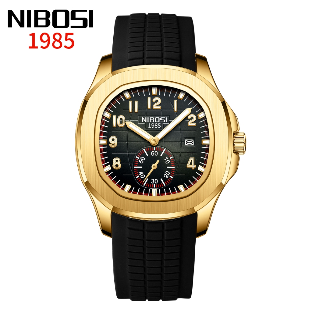 Relógio NIBOSI original Masculino Bracelete De Silicone Moda