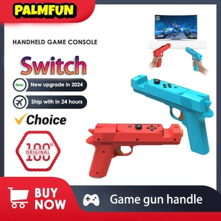 2PCS Nintendo Switch/OLED Joycon Handle Game Gun NS Acessórios De Jogo De Tiro Com Punho
