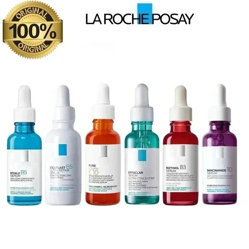LA ROCHE-POSAY SERUM (HYALU B5/EFFACLAR ULTRA/CICAPLAST NIACINAMIDE 10 ...