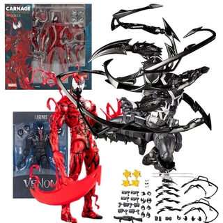 SHF Veneno 2 Deixe Lá Estar Carnificina Articulado Ação Figura Modelo Presente De Brinquedo ZD Brinquedos Yamaguchi Marvel Ornamentos Colecionáveis