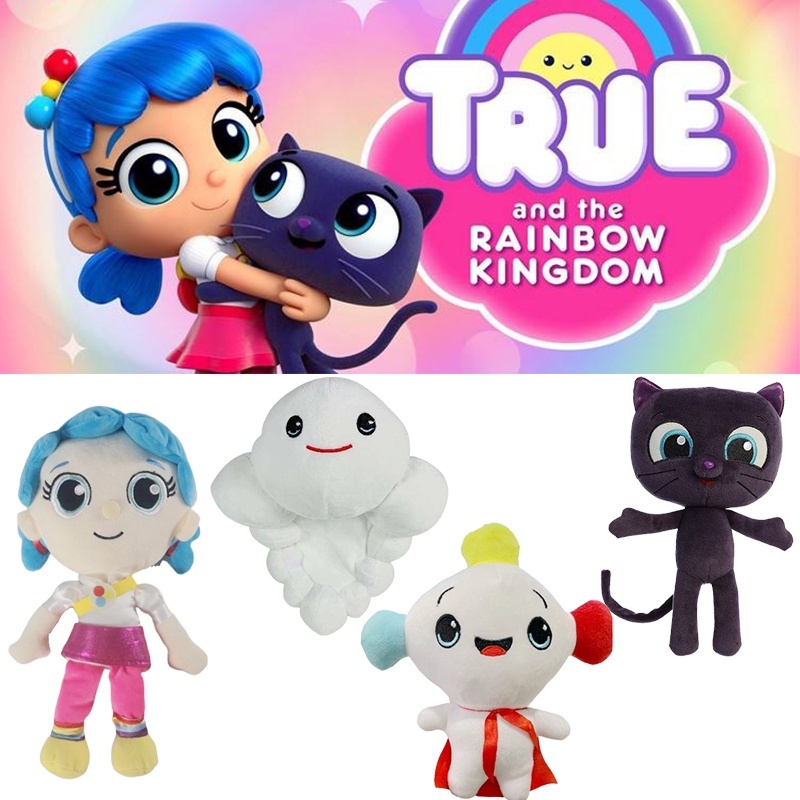 New True and The Rainbow Kingdom Plush Toys Bartleby Cat Zee White ...