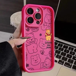 Capa Samsung A35 A55 M15 F15 5G M55 5G C55 5G M34 5G F34 5G M54 5G F54 5G Anti falling cartoon striped bear phone case