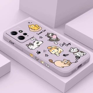 Estojo Telefônico Para Xiaomi Redmi Note 13 Pro Plus + 4G 5G Cat String Ball Capa Confortável