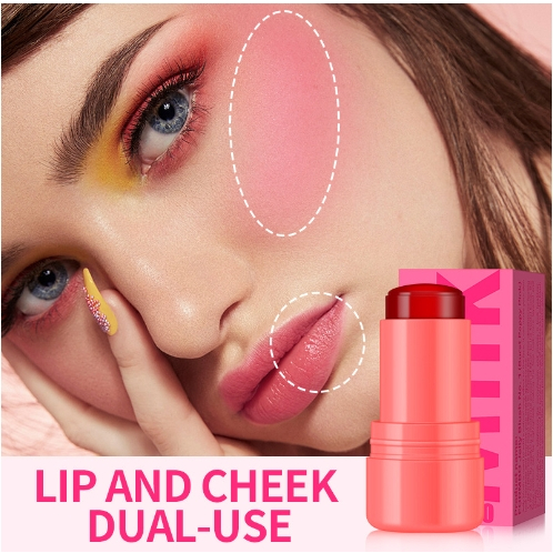 Original Leite Maquiagem Blush Stick Lip Água Gelatina Tint Multi-Uso Matte Blush Aquarela Face Lip Duplo Uso maquiagem barata