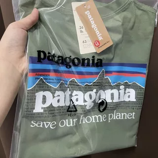 Patagônia Ao Ar Livre Clássica Multi Country Letter Impressão Casual De Camiseta De Manga Curta Com Gola Redonda Solta Para Casais De Homens E Mulheres