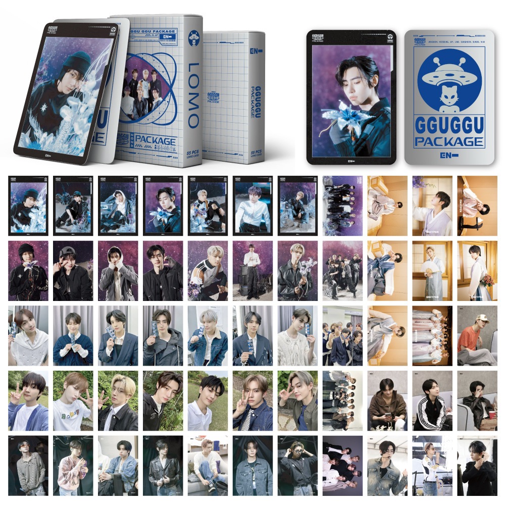 ENHYPEN　トレカ 55pcs/box EN-HYPEN Album DARK BLOOD Photocards NEW Ver. Lomo Cards