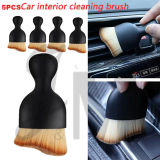 5 PCS Lavagem De Carro Ventilação De Ar Condicionado Saída Detalhe Da Escova Suprimentos De Limpeza De Janelas Escovas Acessórios Domésticos Home