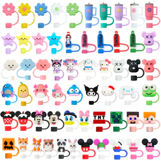 Capa De Palha Para Stanley 40 & 30 Oz Cup Accessories , 10mm silicone Macio , Jogo De Desenhos Animados Tumblers