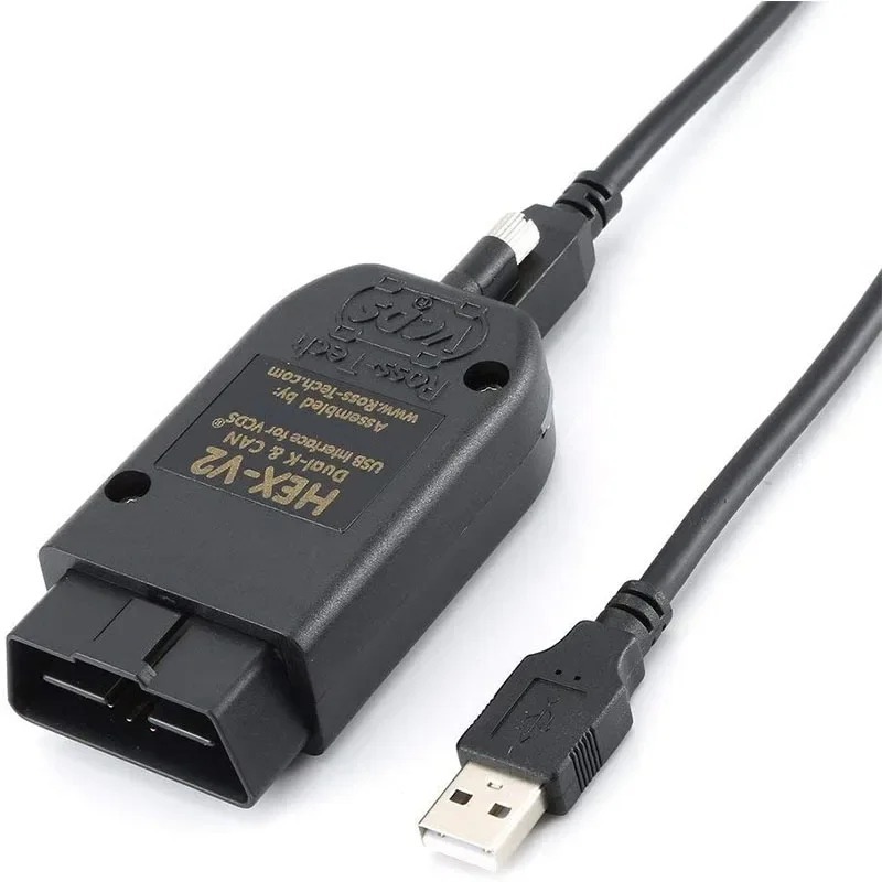 2024 OBDII Cabo VCDS Interface Vag HEX V2 24.5 USB Para VW AUDI