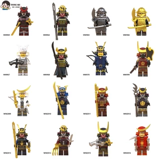 Antigos Guerreiros Minifiguras Shogun Samurai Japonês Bonecos Modelos Colecionáveis De Aniversário Brinquedos De