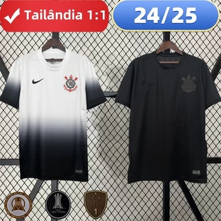 Nova Camisa Corinthians Camisa de Futebol 24/25 Corin home e away Tailândia 1: 1