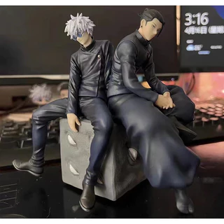 14CM Anime Jujutsu Kaisen Gojo Satoru Geto Suguru Modelo action figure boneco brinquedo