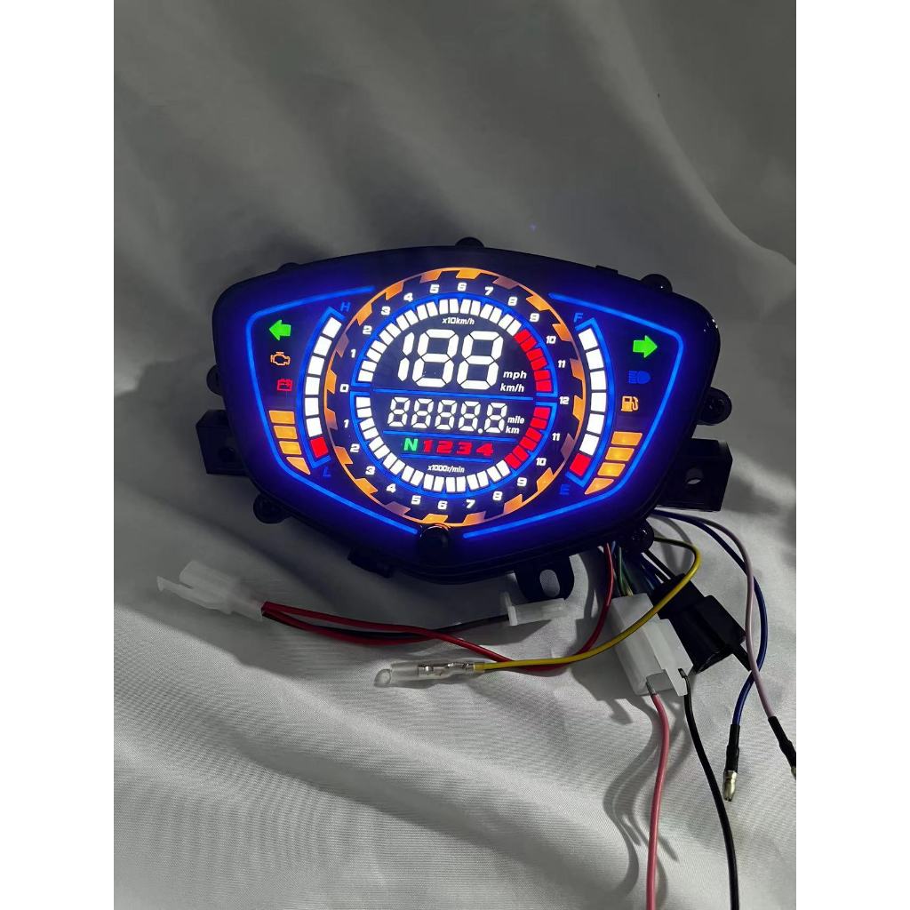 Para Yamaha LC135 V1 Crypton T110 Medidor De Velocidade Digtal LCD RPM ...