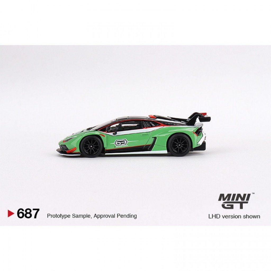 Mini GT MGT00687-L 687 1/64 LAMBORGHINI HURACAN GT3 EVO2