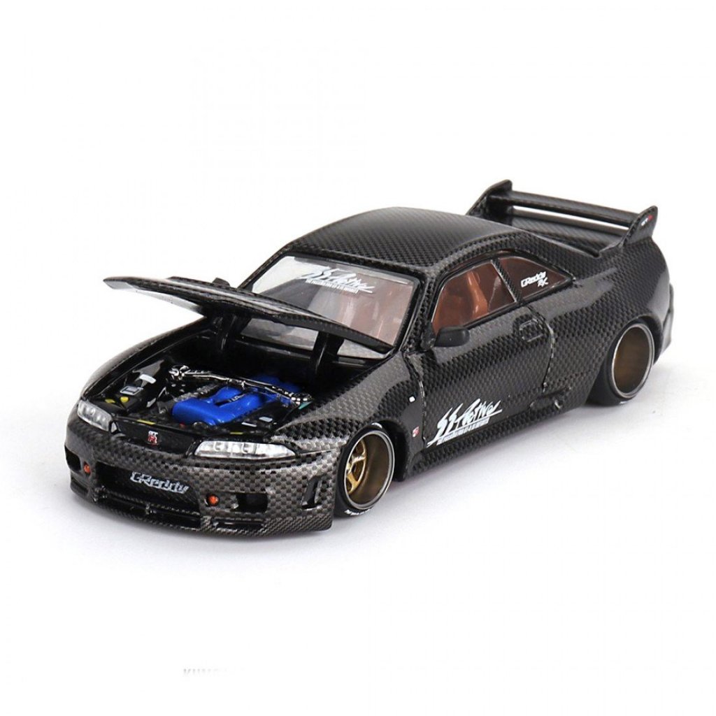 Mini GT x Kaido House KHMG116 1/64 NISSAN SKYLINE-R R33 Carbono