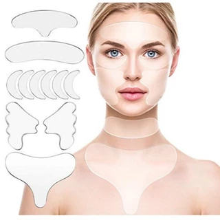 16 pcs Adesivo De Para Levantamento Facial Remoção Anti Rugas Silicone