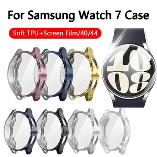Capa Macia De TPU Para Relógio Samsung 7 De Cobertura Total Com Filme De Tela Samsung7 Protetora Revestida De 44/40mm Relógio7
