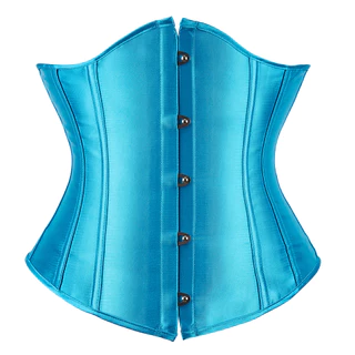 Espartilho De Cetim Para Mulheres Treinador De Cintura Renascentista Lace Up Underbust Corset Body Shaper
