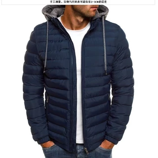 2024 Mais Tamanho Casaco De Puffer De Poliamida De Nylon Para Homens Inverno Forrado De Bolso Interno