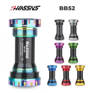 HASSNS bicicleta suporte inferior Hollowtech carruagem movimento central mtb bb68 para mountain bike pedaleira integrada pedaleira ciclismo