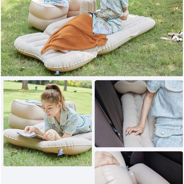 Cama inflável para carro colchão para dormir colchão de viagem traseiro colchão de ar para dormir no banco traseiro do carro