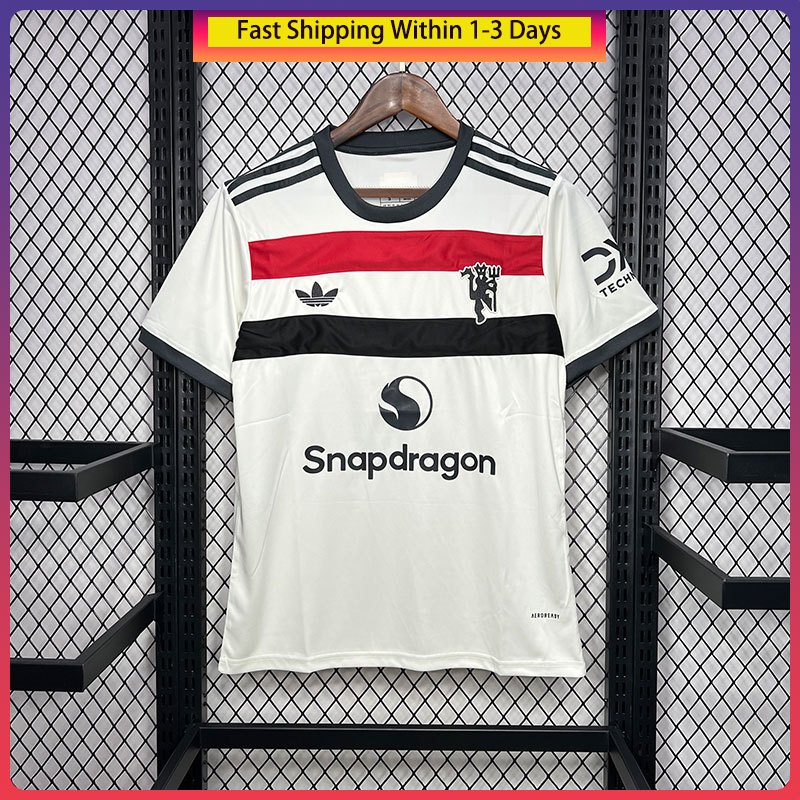 Camisa De Futebol 2024-2025 Tailândia ML 2nd Away Edição Especial Branco Jersey