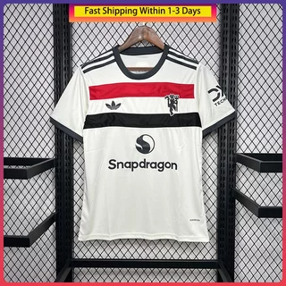 Camisa De Futebol 2024-2025 Tailândia ML 2nd Away Edição Especial Branco Jersey