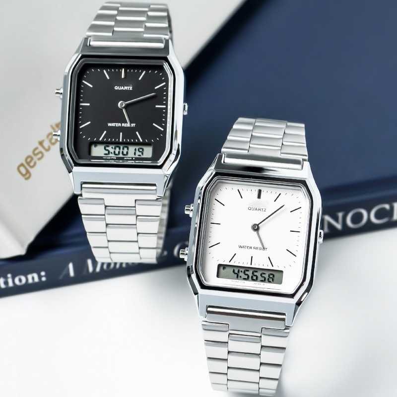 Relógio Unisexo Retro AQ230 Edição Para Homens E Mulheres