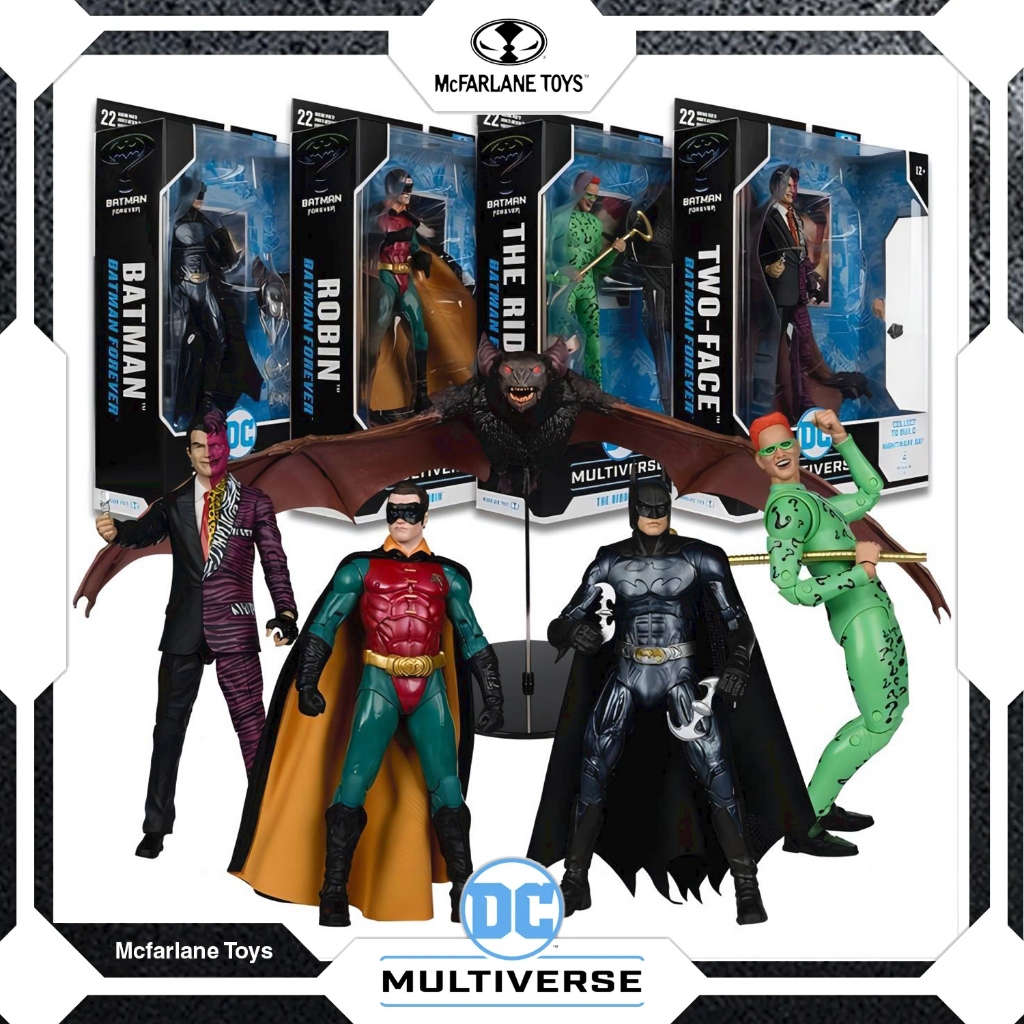 McFarlane Toys Batman Forever Riddler Two-Face Robin DC Multiverso 7 ...