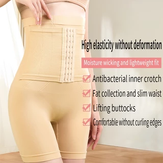 WECHERY Slimming Calça Girdle Pants High Waist De Cintura Alta Controle De Barriga Pós-Parto Sem Costura