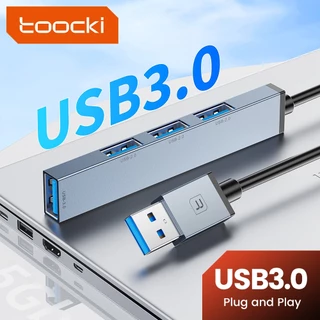 Toocki Splitter 4-Portas USB3.0 HUB 5Gpbs Adaptador Multi De Alta Velocidade Para Acessórios De Computador Múltiplos Expansores USB
