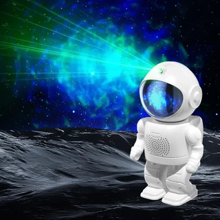 Luz De Projeção Do Céu Estrelada Astronauta , Da Atmosfera Humana LED mecha Noturna , Música Bluetooth laser