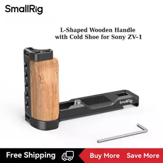 Cabo De Madeira SmallRig Em Forma De L Com Sapata Fria Para Sony ZV-1 2936
