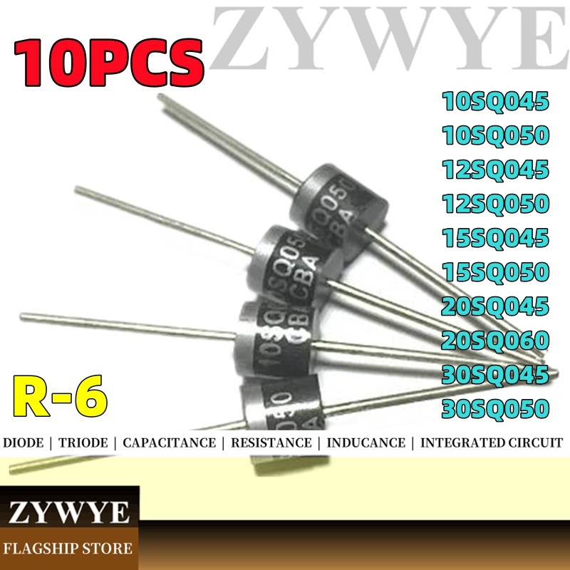 Diodi Generici Elettronica 10 Diodi Schottky 20SQ100 20A 100V R-6 - Raddrizzatori Ad Alta Velocità, Nuovo, Confezione Da 10 Pezzi Diodi Schottky 10 - Foto 6