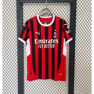 24 /25 AC Milan Home Jersey masculina Tailândia 1: 1