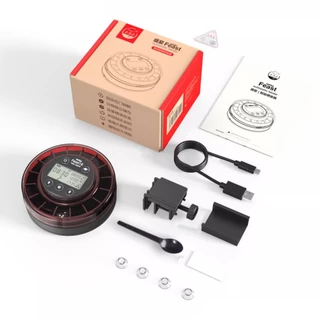 Feast Series 16 Mute Automático Preciso À Prova De Umidade Quantitativa Caixas Separadas LCD Multi-time Aquário High-End Alimentador Para Tanque De Peixes De Coral Marinho