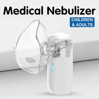Inalador Ultrassônico Portátil Nebulizador Silencioso para Asma Ajustável para Adultos e Crianças